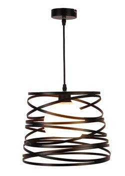 Czarna lampa wisząca w stylu loft - T004 - Masha ze sklepu Edinos.pl w kategorii Lampy wiszące - zdjęcie 185718164