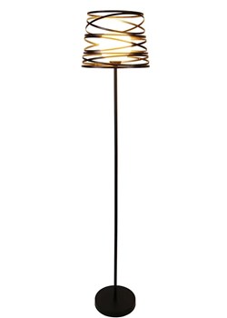 Czarna lampa podłogowa w stylu industrialnym - T001 - Masha ze sklepu Edinos.pl w kategorii Lampy podłogowe - zdjęcie 185718172