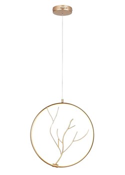 Złota lampa wisząca w stylu glamour - T011 - Eden ze sklepu Edinos.pl w kategorii Lampy wiszące - zdjęcie 185718210
