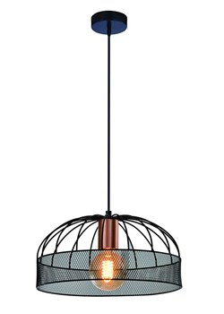 Czarna lampa wisząca w stylu industrialnym - F5-P06 ze sklepu Edinos.pl w kategorii Lampy wiszące - zdjęcie 185718330