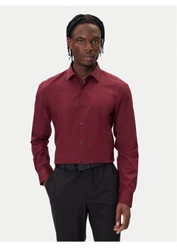 HUGO Koszula Kenno 50289499 Bordowy Slim Fit ze sklepu MODIVO w kategorii Koszule męskie - zdjęcie 185719904