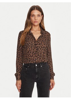 Guess Koszula W5BH73 WGLA2 Brązowy Regular Fit ze sklepu MODIVO w kategorii Koszule damskie - zdjęcie 185719942