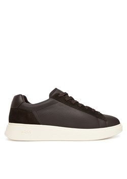 BOSS Sneakersy Bulton 50552869 Brązowy ze sklepu MODIVO w kategorii Buty sportowe męskie - zdjęcie 185719950
