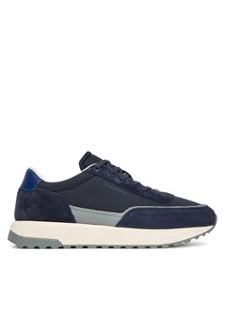 Calvin Klein Sneakersy Low Top Lace Up Repreve Mix HM0HM01714 Granatowy ze sklepu MODIVO w kategorii Buty sportowe męskie - zdjęcie 185719984