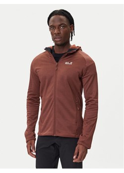 Jack Wolfskin Polar Peak District A65272 Brązowy Regular Fit ze sklepu MODIVO w kategorii Bluzy męskie - zdjęcie 185719993