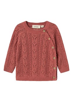 Lil Atelier Sweter &quot;Kajsa&quot; w kolorze ciemnoczerwonym ze sklepu Limango Polska w kategorii Odzież dla niemowląt - zdjęcie 185721314