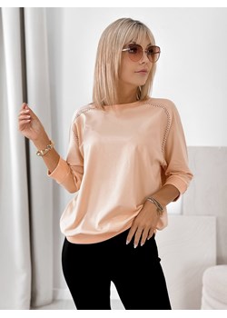 bluzka constance brzoskwiniowa one size ze sklepu UBRA w kategorii Bluzki damskie - zdjęcie 185721513