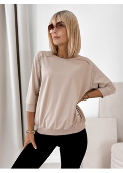 bluzka constance beżowa one size - id: prod-81545-group - marki UBRA - 185721531 bluzka constance beżowa one size ze sklepu UBRA w kategorii Bluzki damskie - zdjęcie 185721531