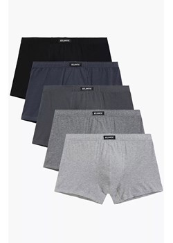 Atlantic 5-pack bokserki męskie 5BMH-007-CZA/SZM/SZMC/SZMJ/GRF, Kolor czarno-szary, Rozmiar L, ATLANTIC ze sklepu Intymna w kategorii Majtki męskie - zdjęcie 185721671