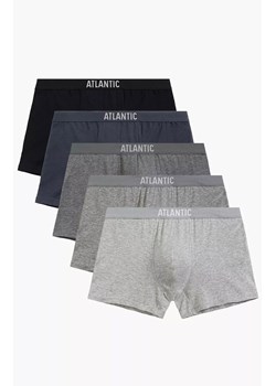 Atlantic 5-pack bokserki męskie 5BMH-011-CZA/SZM/SZMC/SZMJ/GRF, Kolor czarno-szary, Rozmiar M, ATLANTIC ze sklepu Intymna w kategorii Majtki męskie - zdjęcie 185721674