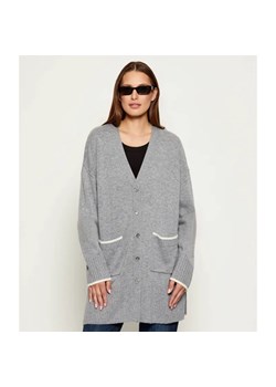 Pinko Wełniany kardigan TASMANIA | Relaxed fit | z dodatkiem kaszmiru ze sklepu Gomez Fashion Store w kategorii Swetry damskie - zdjęcie 185722762