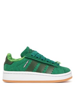 Sneakersy adidas Campus 00S Comfort Closure Elastic Lace X Minecraft JS3788 Zielony ze sklepu eobuwie.pl w kategorii Buty sportowe dziecięce - zdjęcie 185722932