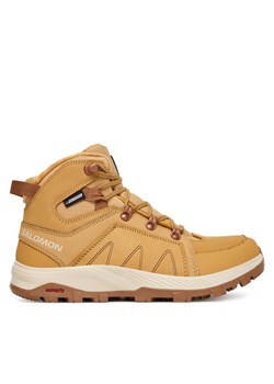 Trekkingi Salomon Outchill Thinsulate™ Climasalomon™ Waterproof L47328200 Brązowy ze sklepu eobuwie.pl w kategorii Buty trekkingowe damskie - zdjęcie 185722954