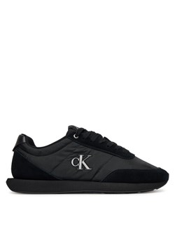 Sneakersy Calvin Klein Retro Runner Ess Mix Mat YM0YM01361 Czarny ze sklepu eobuwie.pl w kategorii Buty sportowe męskie - zdjęcie 185722984