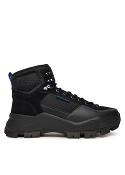 Trekkingi Tommy Jeans Tjm Hybrid Boot EM0EM01633 Czarny ze sklepu eobuwie.pl w kategorii Buty trekkingowe męskie - zdjęcie 185723044