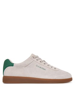Sneakersy Calvin Klein Low Cupsole Laceup Su HM0HM01946 Beżowy ze sklepu eobuwie.pl w kategorii Buty sportowe męskie - zdjęcie 185723063