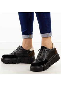 Czarne sneakery damskie Vinceza 58565 ze sklepu suzana.pl w kategorii Buty sportowe damskie - zdjęcie 185724554