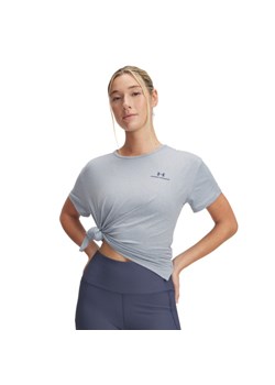 Damska koszulka treningowa Under Armour UA Vanish Energy SS 2.0 - szara ze sklepu Sportstylestory.com w kategorii Bluzki damskie - zdjęcie 185726314