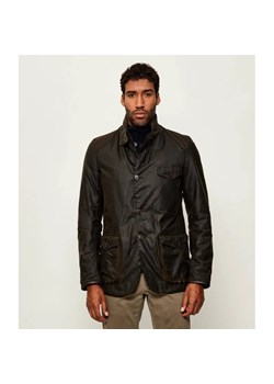 Barbour Kurtka Beacon | Slim Fit | z dodatkiem skóry ze sklepu Gomez Fashion Store w kategorii Kurtki męskie - zdjęcie 185726563