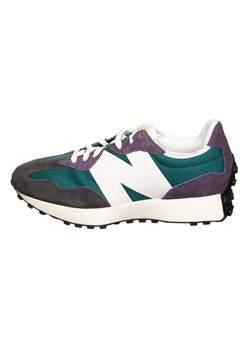 New Balance Skórzane sneakersy &quot;327&quot; w kolorze fioletowo-turkusowo-białym ze sklepu Limango Polska w kategorii Buty sportowe męskie - zdjęcie 185727914