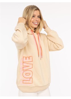 Zwillingsherz Bluza &quot;LOVE 2.0&quot; w kolorze beżowym ze sklepu Limango Polska w kategorii Bluzy damskie - zdjęcie 185727994