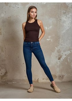 Sinsay - Jeansy skinny fit - granatowy ze sklepu Sinsay w kategorii Jeansy damskie - zdjęcie 185730953