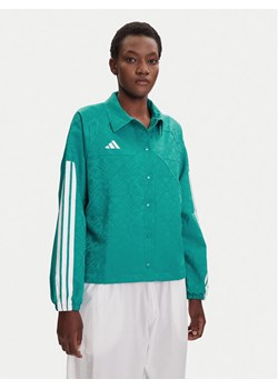 adidas Kurtka przejściowa Tiro x Common Goal Coaches JL9204 Turkusowy Loose Fit ze sklepu MODIVO w kategorii Kurtki damskie - zdjęcie 185731124