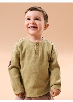 Sinsay - Cieplejsza koszulka z długimi rękawami - zielony - id: 117FX-07X - marki Sinsay - 185732552 Sinsay - Cieplejsza koszulka z długimi rękawami - zielony ze sklepu Sinsay w kategorii Kaftaniki i bluzki - zdjęcie 185732552