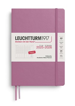 LEUCHTTURM1917 Planer akademicki w kolorze lawendowym - A5 ze sklepu Limango Polska w kategorii Akcesoria biurowe - zdjęcie 185733562
