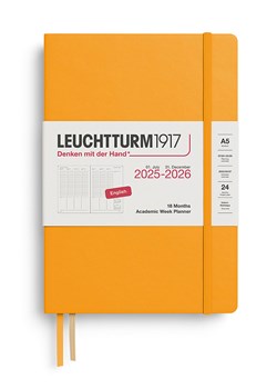 LEUCHTTURM1917 Planer akademicki w kolorze pomarańczowym - A5 ze sklepu Limango Polska w kategorii Akcesoria biurowe - zdjęcie 185733563