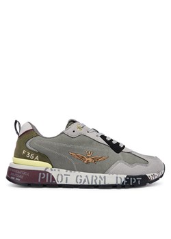 Sneakersy Aeronautica Militare 252SC0276UCT03380 Szary ze sklepu eobuwie.pl w kategorii Buty sportowe męskie - zdjęcie 185733630
