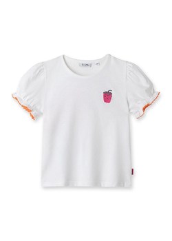 Sanetta Kidswear Koszulka w kolorze białym ze sklepu Limango Polska w kategorii Bluzki dziewczęce - zdjęcie 185734532