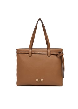 Torebka Liu Jo Ecs M Tote AF5135 E0058 Brązowy ze sklepu eobuwie.pl w kategorii Torby Shopper bag - zdjęcie 185734730