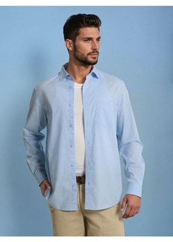 Sinsay - Koszula regular fit - błękitny ze sklepu Sinsay w kategorii Koszule męskie - zdjęcie 185736500