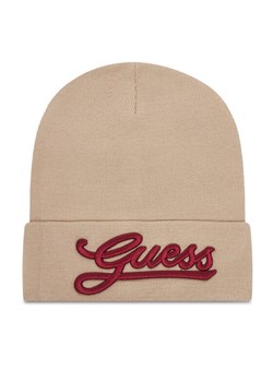 Czapka Guess AW5400 POL01 Beżowy ze sklepu eobuwie.pl w kategorii Czapki zimowe damskie - zdjęcie 185736864