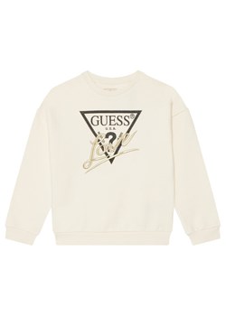 Guess Bluza J5BQ04 KAV34 Écru Relaxed Fit ze sklepu MODIVO w kategorii Bluzy chłopięce - zdjęcie 185737422