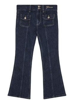 Guess Jeansy J5BA16 D5FM0 Granatowy Flare Fit ze sklepu MODIVO w kategorii Spodnie dziewczęce - zdjęcie 185737501