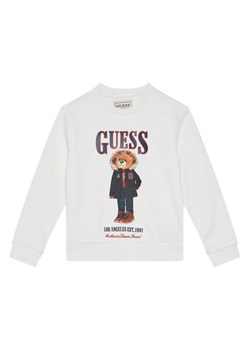 Guess Bluza N5BQ07 KAD74 Biały Regular Fit ze sklepu MODIVO w kategorii Bluzy chłopięce - zdjęcie 185737503