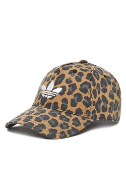 adidas Czapka z daszkiem Leopard JW8034 Brązowy ze sklepu MODIVO w kategorii Czapki z daszkiem damskie - zdjęcie 185737542