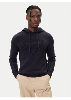 Guess Bluza M5BR18 Z0470 Granatowy Regular Fit ze sklepu MODIVO w kategorii Bluzy męskie - zdjęcie 185737653