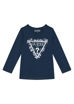 Guess Bluzka K5BI08 J1314 Granatowy Regular Fit ze sklepu MODIVO w kategorii Bluzki dziewczęce - zdjęcie 185737700