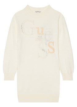 Guess Sukienka dzianinowa J5BK20 Z2NQ2 Beżowy Regular Fit ze sklepu MODIVO w kategorii Sukienki dziewczęce - zdjęcie 185737702