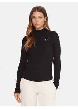 Guess Bluzka V5BP10 KCBF1 Czarny Slim Fit ze sklepu MODIVO w kategorii Bluzki damskie - zdjęcie 185737744