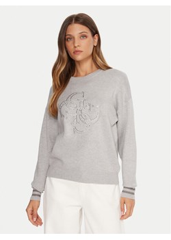 Guess Sweter W5BR42 Z26I2 Szary Relaxed Fit ze sklepu MODIVO w kategorii Swetry damskie - zdjęcie 185737760