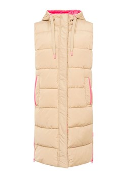 Zwillingsherz Kamizelka pikowana &quot;Smile&quot; w kolorze beżowym ze sklepu Limango Polska w kategorii Kamizelki damskie - zdjęcie 185739622