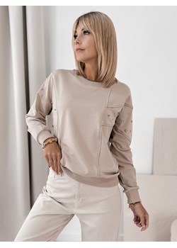 bluza neuvi beżowa one size ze sklepu UBRA w kategorii Bluzy damskie - zdjęcie 185739821