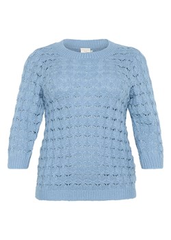KAFFE curve Sweter w kolorze błękitnym ze sklepu Limango Polska w kategorii Swetry damskie - zdjęcie 185741152