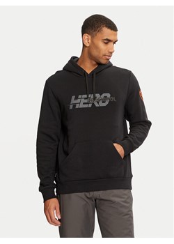 Rossignol Bluza RLNMS01 Czarny Regular Fit ze sklepu MODIVO w kategorii Bluzy męskie - zdjęcie 185741424