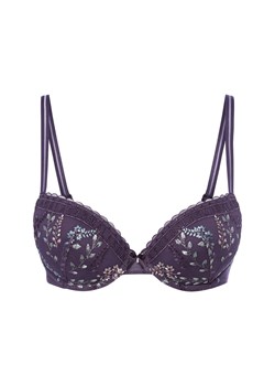 Lascana Biustonosz damski na fiszbinach - usztywniany Kobiety bakłażanowy wzorzysty ze sklepu vangraaf w kategorii Biustonosze - zdjęcie 185742154