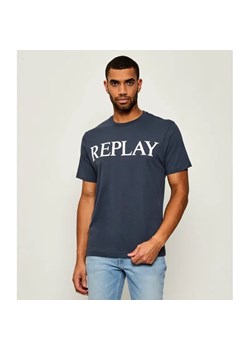 Replay T-shirt | Regular Fit ze sklepu Gomez Fashion Store w kategorii T-shirty męskie - zdjęcie 185742244